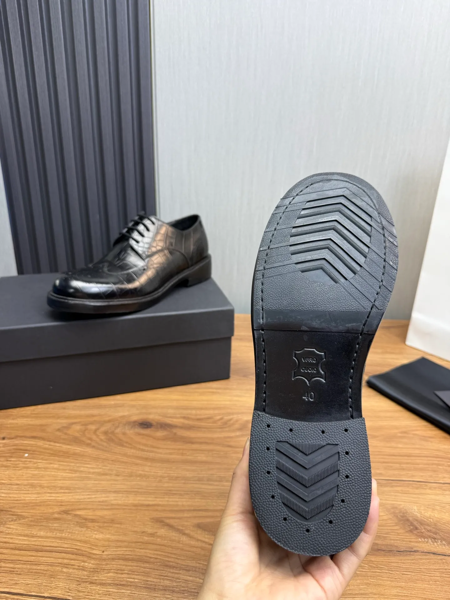 Men's shoes💰760💰 Prada.PRADA men's business casual leather shoes, 1:1 shipment ⬆️Luxurious and noble👞All imported original brand leather materials, just to create a more comfortable wearing experience, upper: original cowhide ➕Imported full cow lining, original genuine leather outsole ✔️36-45 (38.45 non-returnable)
